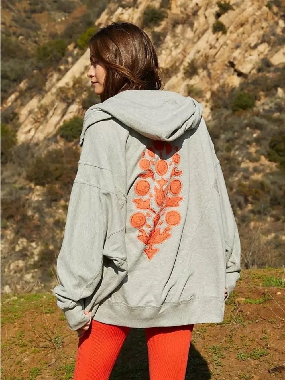 FP Movement by Free People Logo Hoodie size S oversized